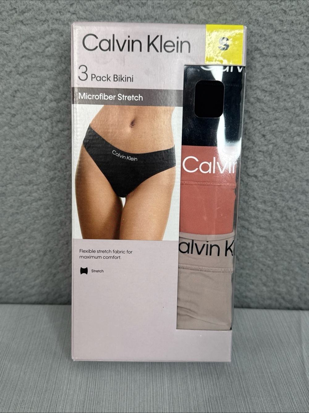 Calvin Klein 3 Pack Bikini Michrofiber Stretch Underwear